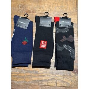 NWT Lot Steve Madden Mens Crew Socks Rose Hustle Camo MSM43659 Size 6-12.5